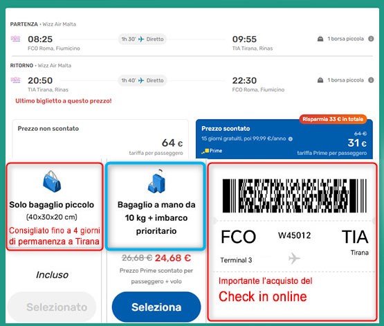 Achat des billets