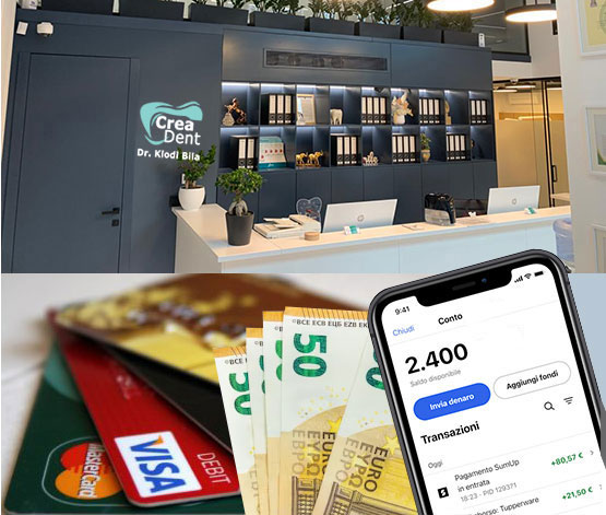 Paiement &agrave; la clinique